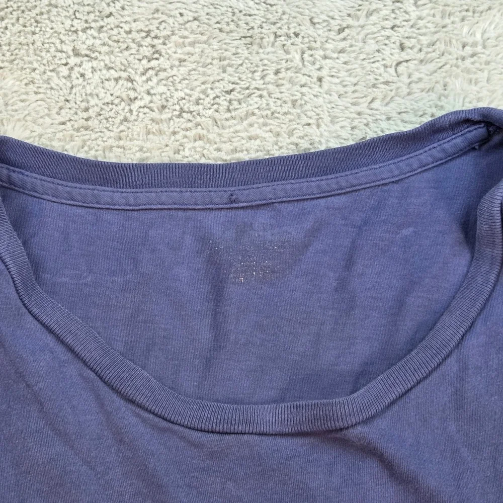 Polo Ralph Lauren Pocket Tee Mens XXL Long Sleeve Cotton Pony Logo Blue Purple